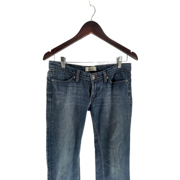 Habitual Medium Wash Blue Denim Flare Bootcut Jeans Women's Size 27 - Picture 3 of 10